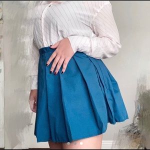 Boku No Hero Academia Uniform Ruffled Teal Skirt